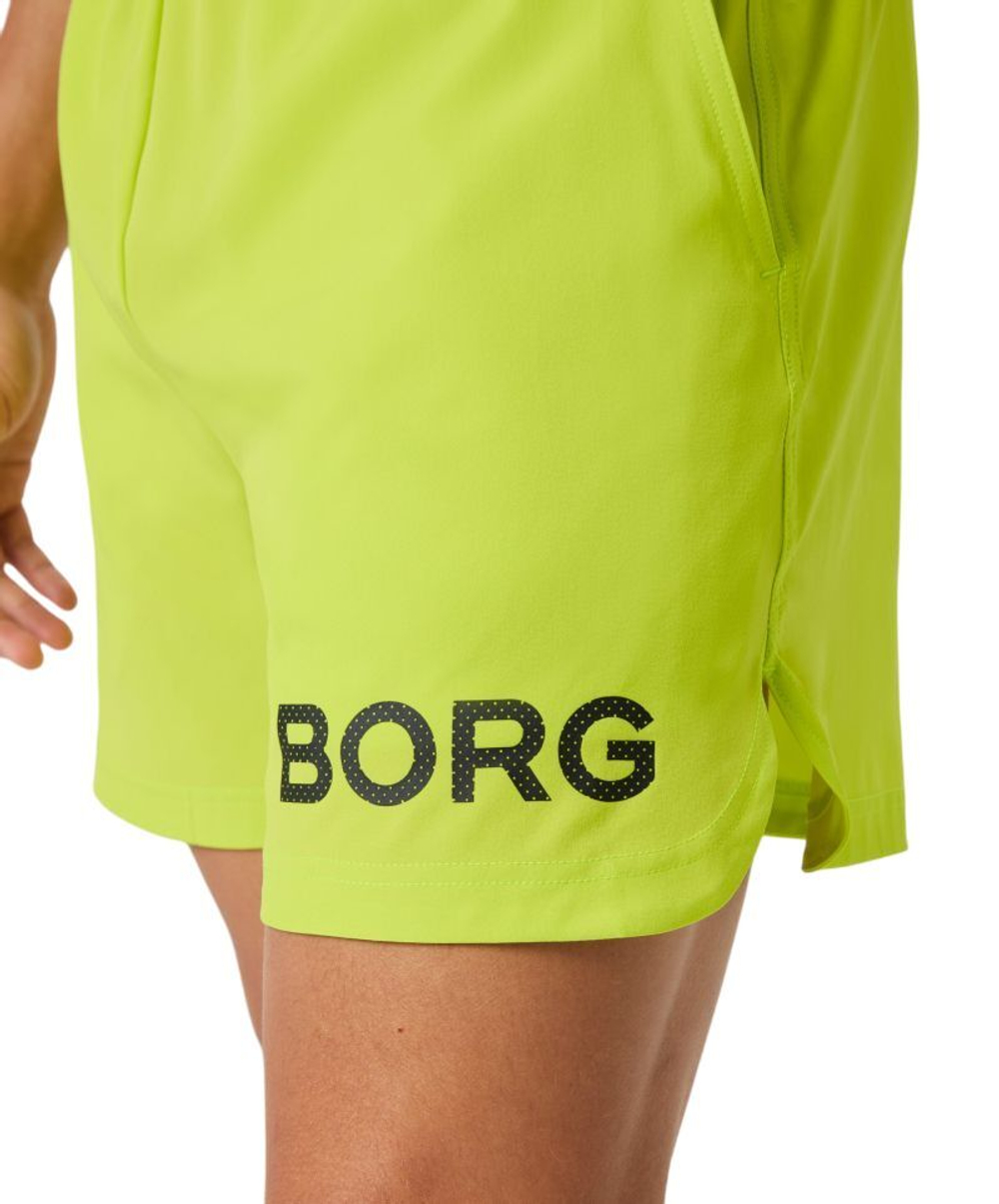 Мужские теннисные шорты Björn Borg Short - acid lime