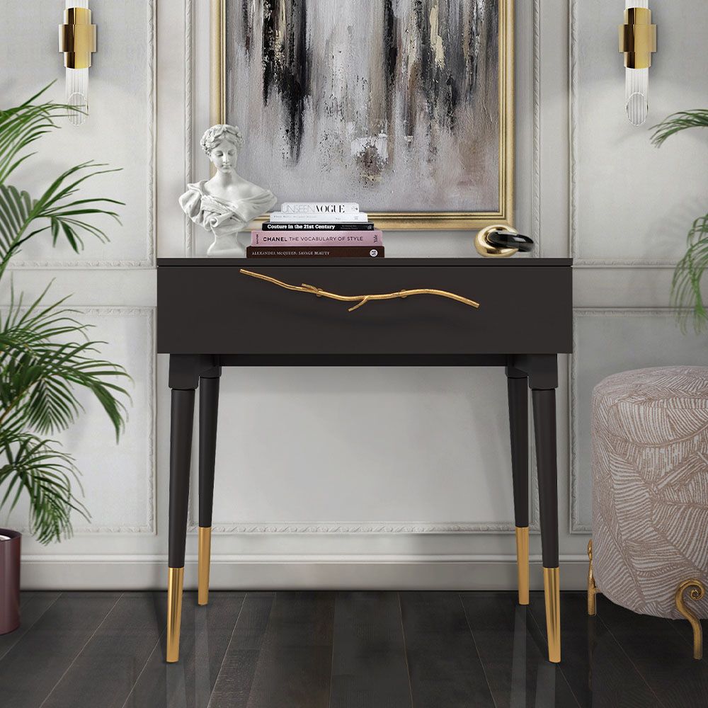 Консоль Арт Колор matte Стайл Голд Терпкий коричневый матовый