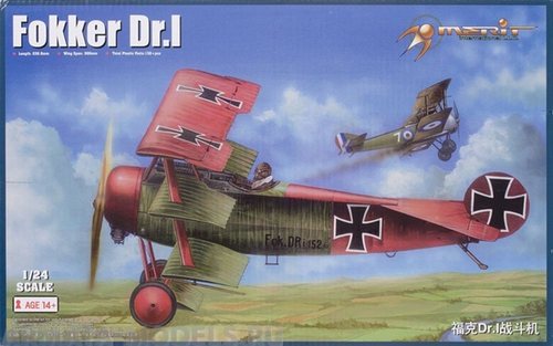 62403 I Love Kit 1/24 Истребитель Fokker Dr.I