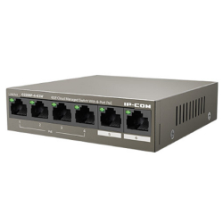 Коммутатор IP-COM G2206P-4-63W Коммутатор PoE управляемый 6-Ports 10 / 100 / 1000 Base-T + 2-Ports 1000 Base-X SFP (2-Ports uplink) / 4-Ports PoE (PoE бюджет 58W)
