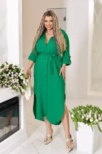 Платье-рубашка УК-435 Фабрика Моды