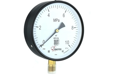 Манометр МП4-Уф 0-10 МПа кт.1,5 d.160 IP40 M20*1,5 РШ