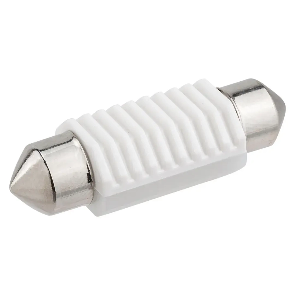 Лампочка светодиодная FT-3030-2SMD-36mm 12v белая KING FT-3030-2SMD-36mm W