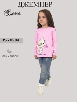 4-107-6 Джемпер для девочки