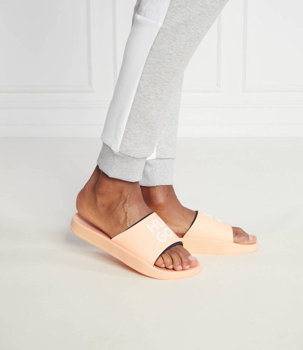 Шлепанцы Nil_Slid_mdtpu_N HUGO - пудро-розовый(50497864)