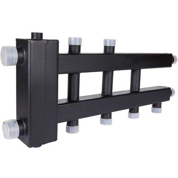 Коллектор Rommer (дублер компакт) с гидроразделителем на 2+1+1 контура до 60 кВт (RDG-0060-024024)