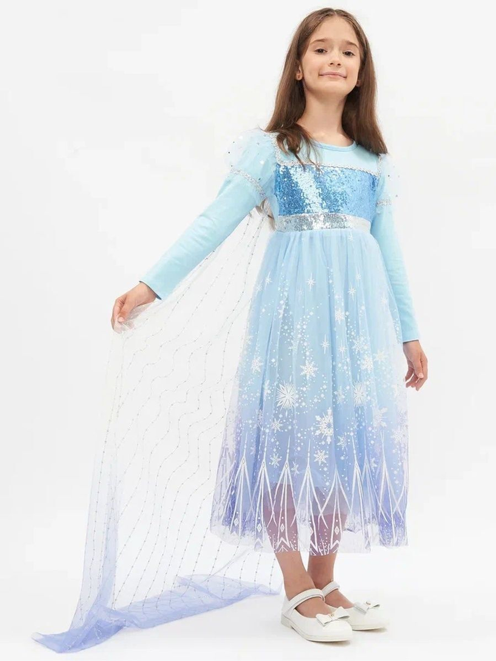 Платье Эльза + шлейф