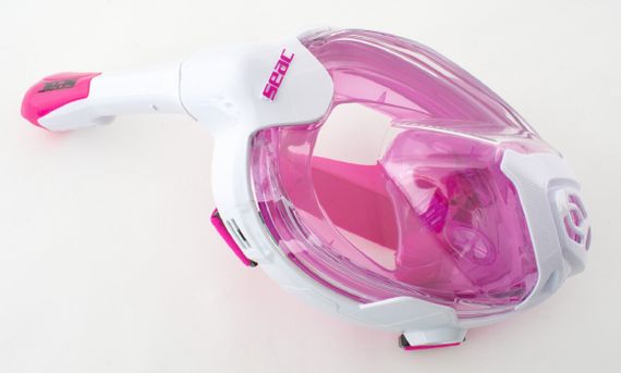 Маска полнолицевая Seac Fun белый/розовый