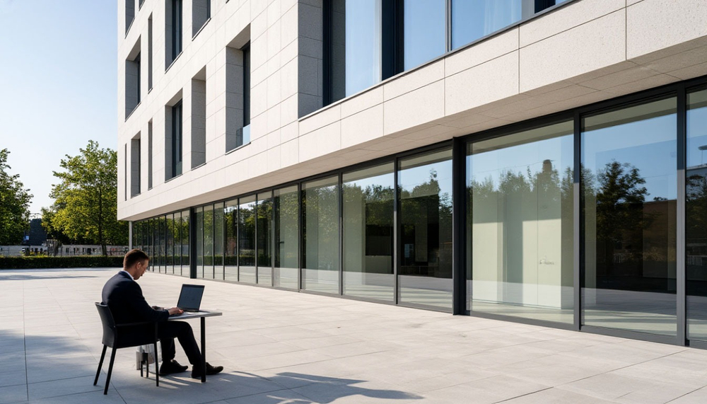 Проект вентилируемого фасада из керамогранита стадия КМ (КМД)