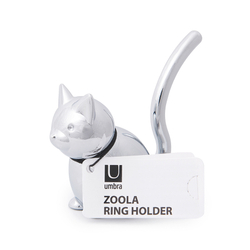 Подставка для колец zoola Кошка хром