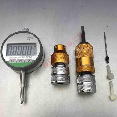 Адаптеры и микрометр для ремонта форсунок Bosch 110, 120 серий