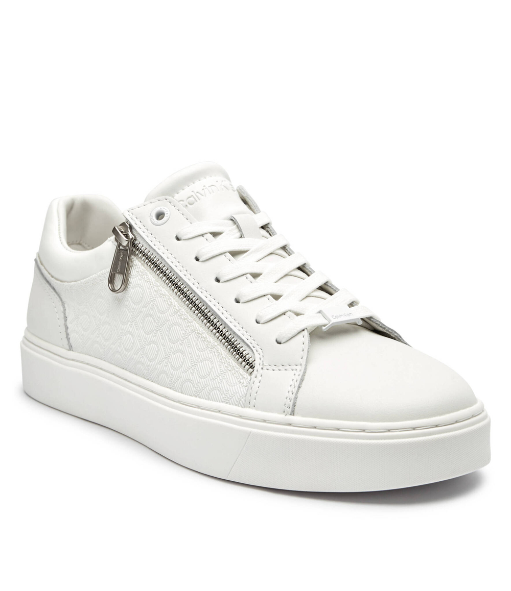 Кожаные кроссовки Calvin Klein - белый(HM0HM01555)
