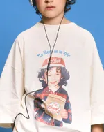 Футболка Bruler d'Amour Goût d’Enfance молочная