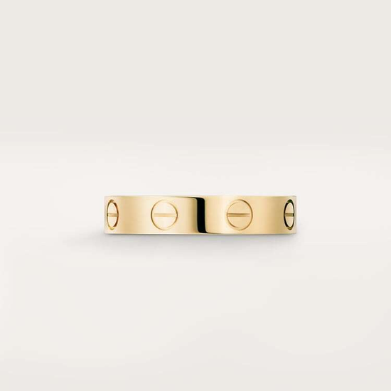 Кольцо Cartier LOVE ring small model в желтом золоте