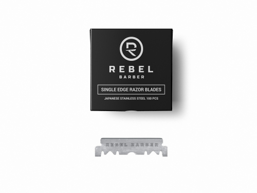 REBEL BARBER Single Blade - Сменные лезвия для опасных бритв  100 шт.