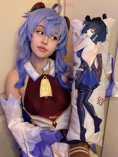 Мини дакимакура Е Лань из Геншин Импакт | Genshin Impact арт. M0957, 60х20 см