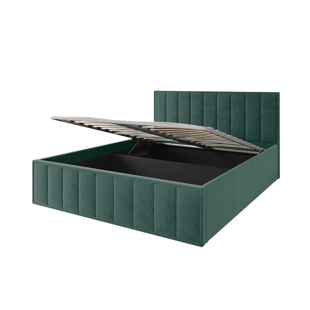 Кровать Лана (М) 1,6 Зелёный Софт