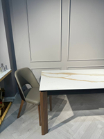 Стол обеденный Ist Casa раскладной Палермо, 140(200)х90х76 см, белый мрамор