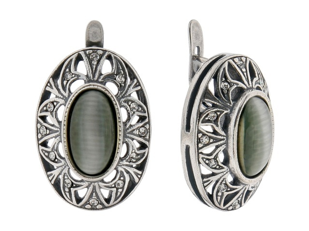 "Урал" серьги из коллекции "Самоцветы" от Jenavi