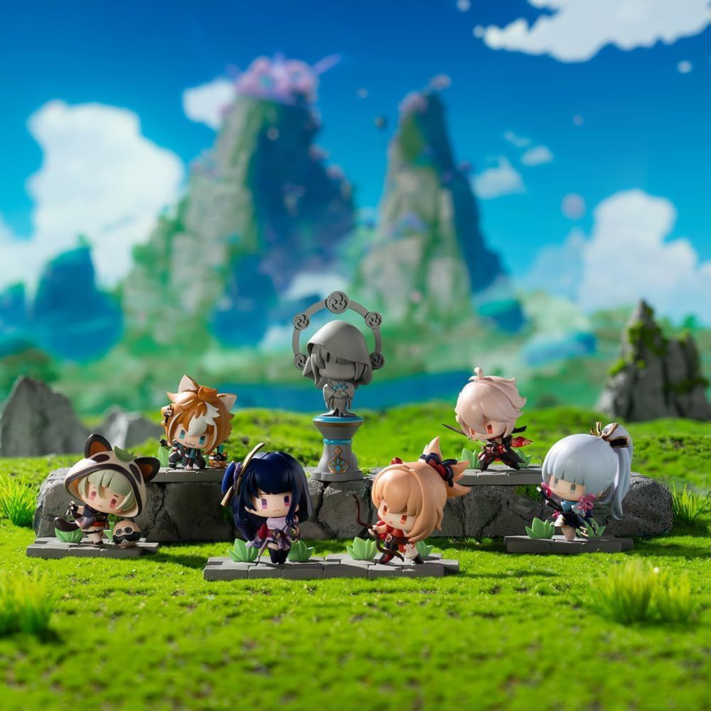 Рандомная фигурка Blind Box Genshin Impact Battlefield Inazuma