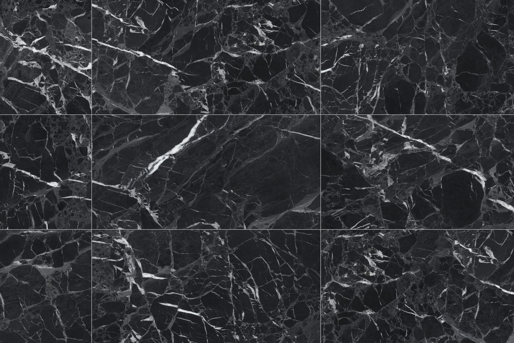 Керамогранит Грани Таганая GRS05-02 Смола / pitch мрамор черно-серый, 1200х600 мм, матовая