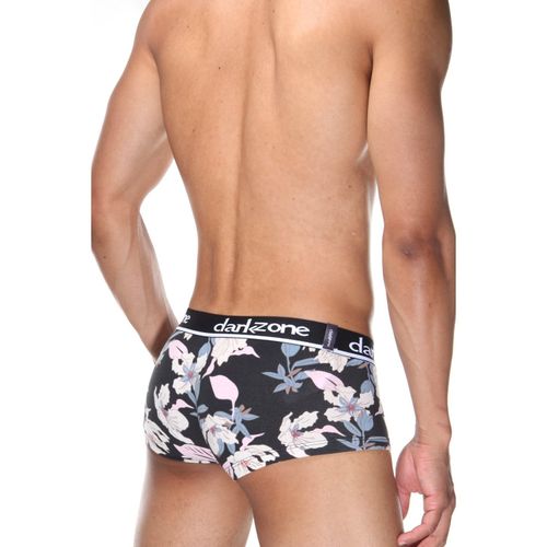 Мужские трусы хипсы черные с принтом DARKZONE DZN3312
