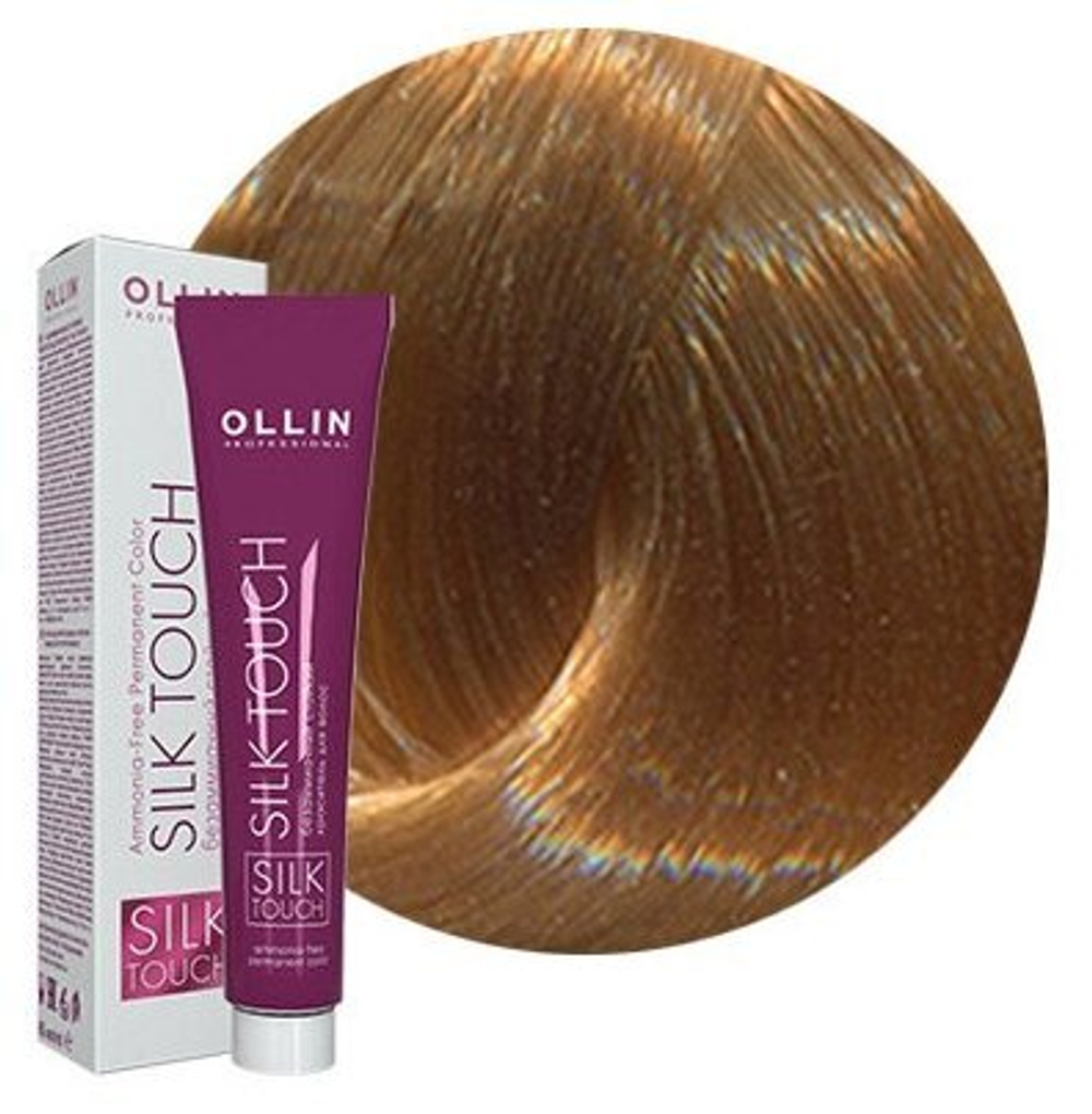 OLLIN SILK TOUCH 9/3 блондин золотистый 60мл Безаммиачный стойкий краситель для волос