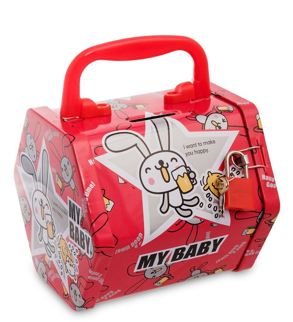 GAEM Art BX- 30/3 Металлическая копилка «Сундучок»