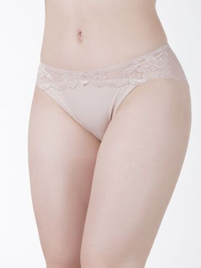 Оригинальные кружевные трусики Laura (Размер: 44) (Цвет: пудровый)