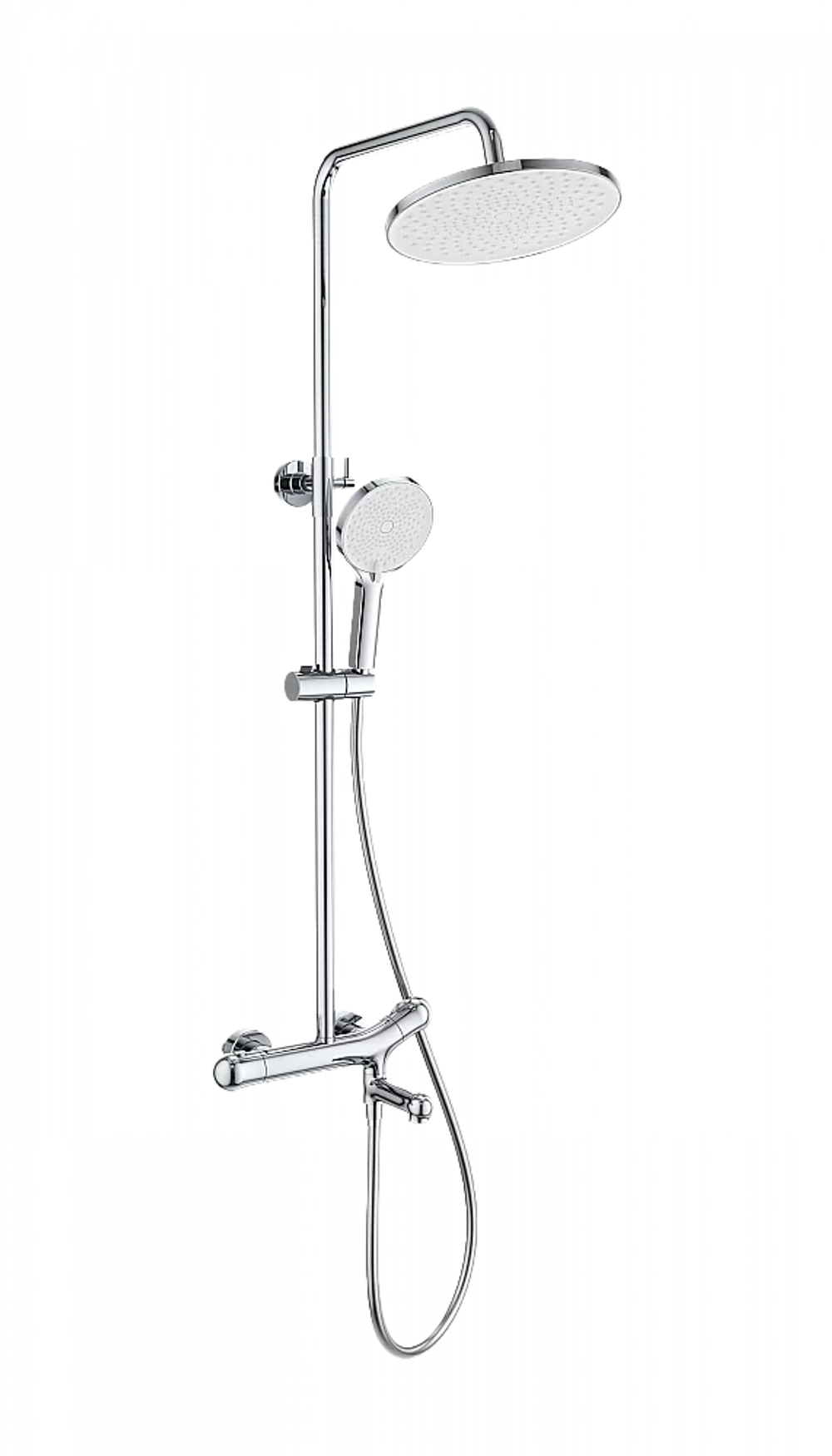 Душевая система с термостатом WONZON & WOGHAND T-1000 WW-B3057-A-CR хром