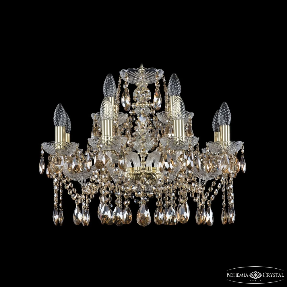 Подвесная люстра Bohemia Ivele 1413/8+4/200 G R721