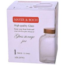 Банка для сыпучих Mayer&amp;Boch 29793 стекло 3,1 л