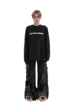 Лонгслив Indigo Stuff 1,5M Followers черный