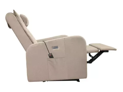 Массажное кресло реклайнер с электроприводом FUJIMO E-COMFORT CHAIR F3005 FEF Грейси, Терра, Ваниль