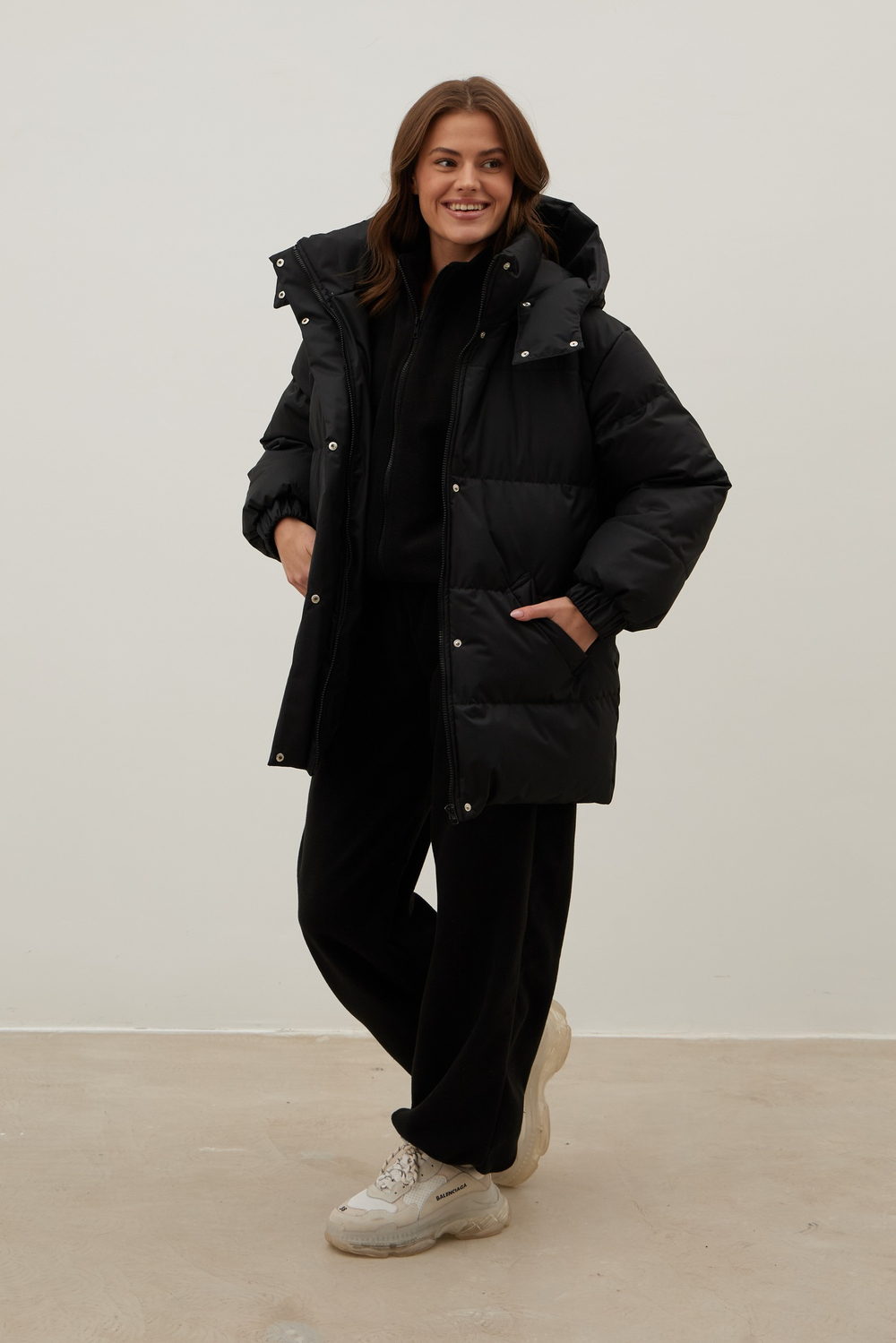 Пуховик COLD SEASON, черный