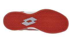 Мужские кроссовки теннисные Lotto Mirage 100 II Clay - grenadine red/tawny red/nectarine