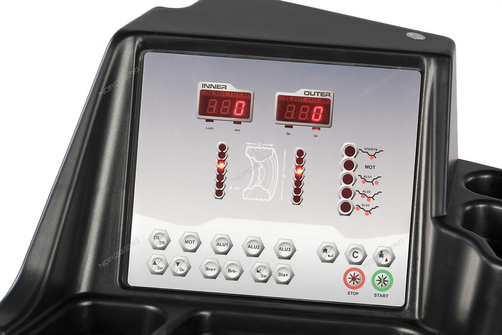 NORDBERG (4524C(B)) Станок балансировочный с ручным вводом параметров, синий