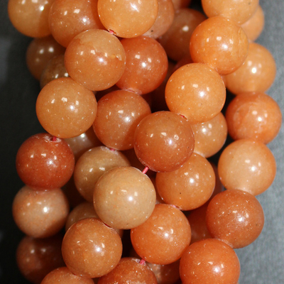 Авантюрин оранжевый 6мм 8мм 10мм