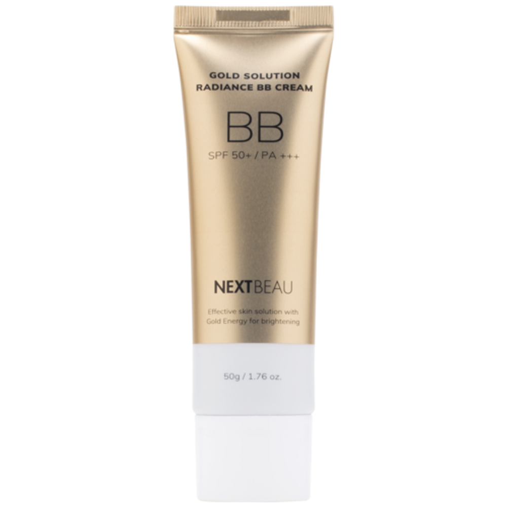 NEXTBEAU BB крем с золотом (тон 01) - Gold solution radiance bb cream SPF 50+ PA+++ light beige, 50г