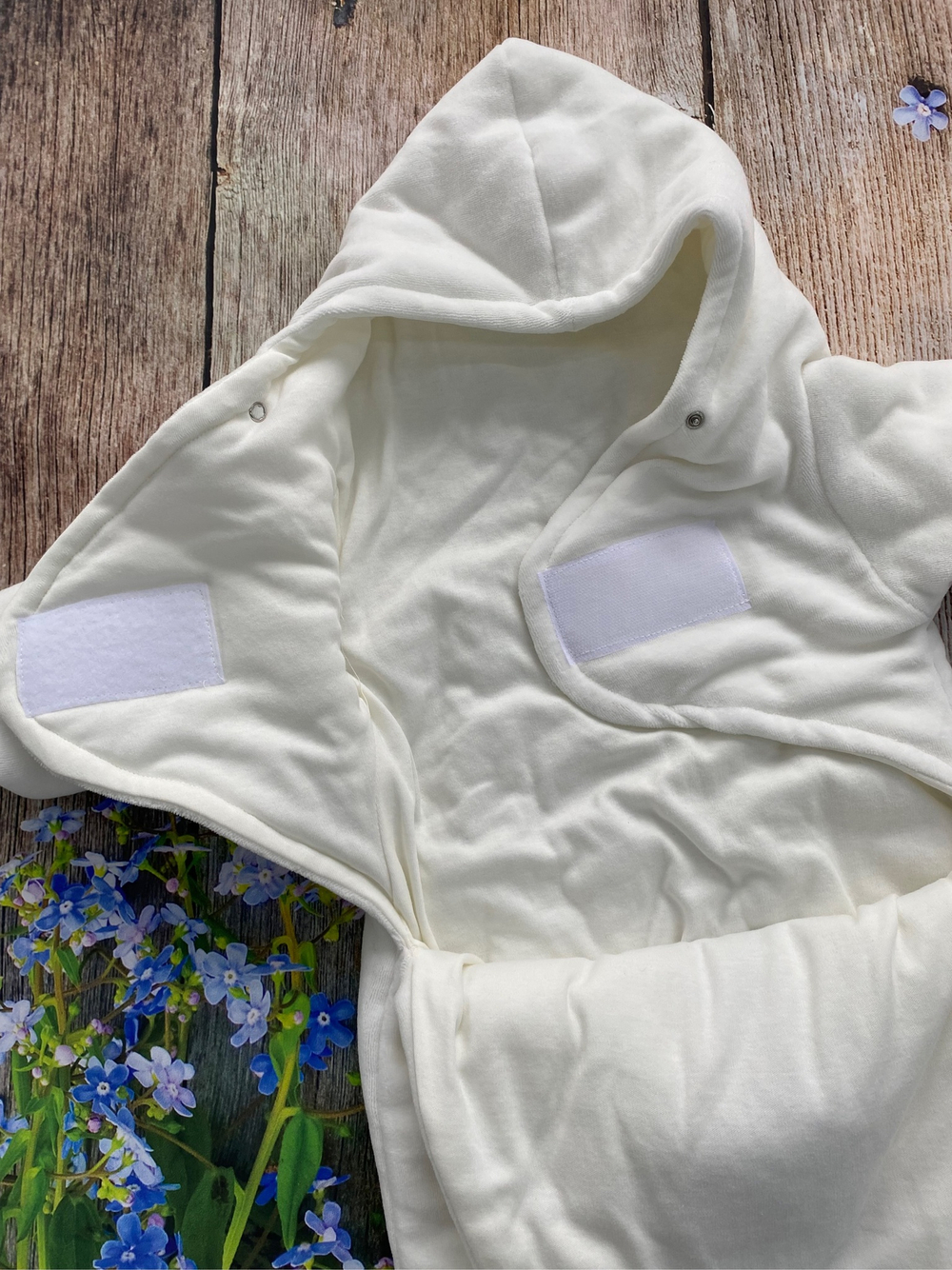 Комплект на выписку 6 предметов велюр "Мишка" (Цвет: Серо-розовый)