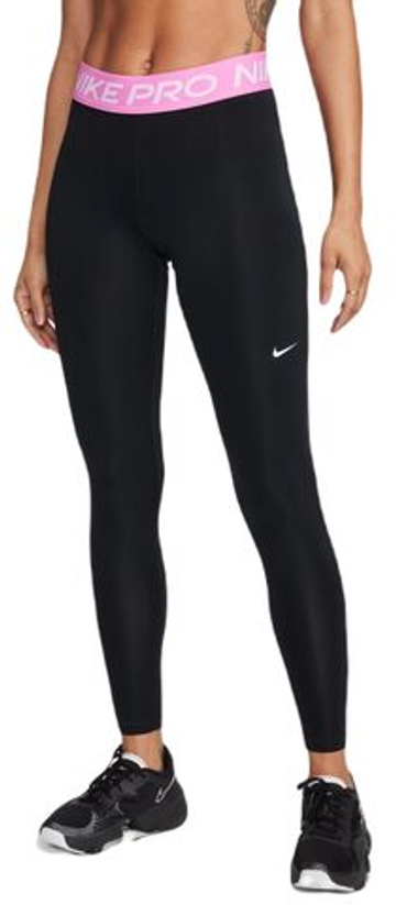 Женские леггинсы Nike Pro 365 Tight - black/playful pink/white