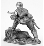 Оловянный солдатик Пехотинец Германия № 2, 1943 г.