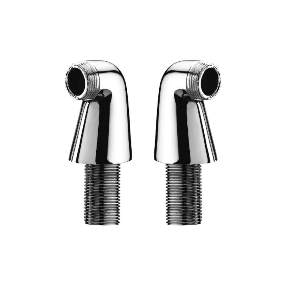 Комплект переходников Lemark LM8556СR для установки смесителя на борт ванны, 2 шт.