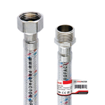 Подводка для воды 1/2"х2.5 м, Г-Ш, сталь, полимер, ProFactor, PF WFH 524.250