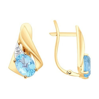 Серьги Au 585 (725652)