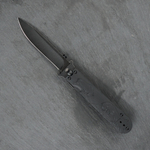 Нож Зубры (блеквош) (однолезвийный)