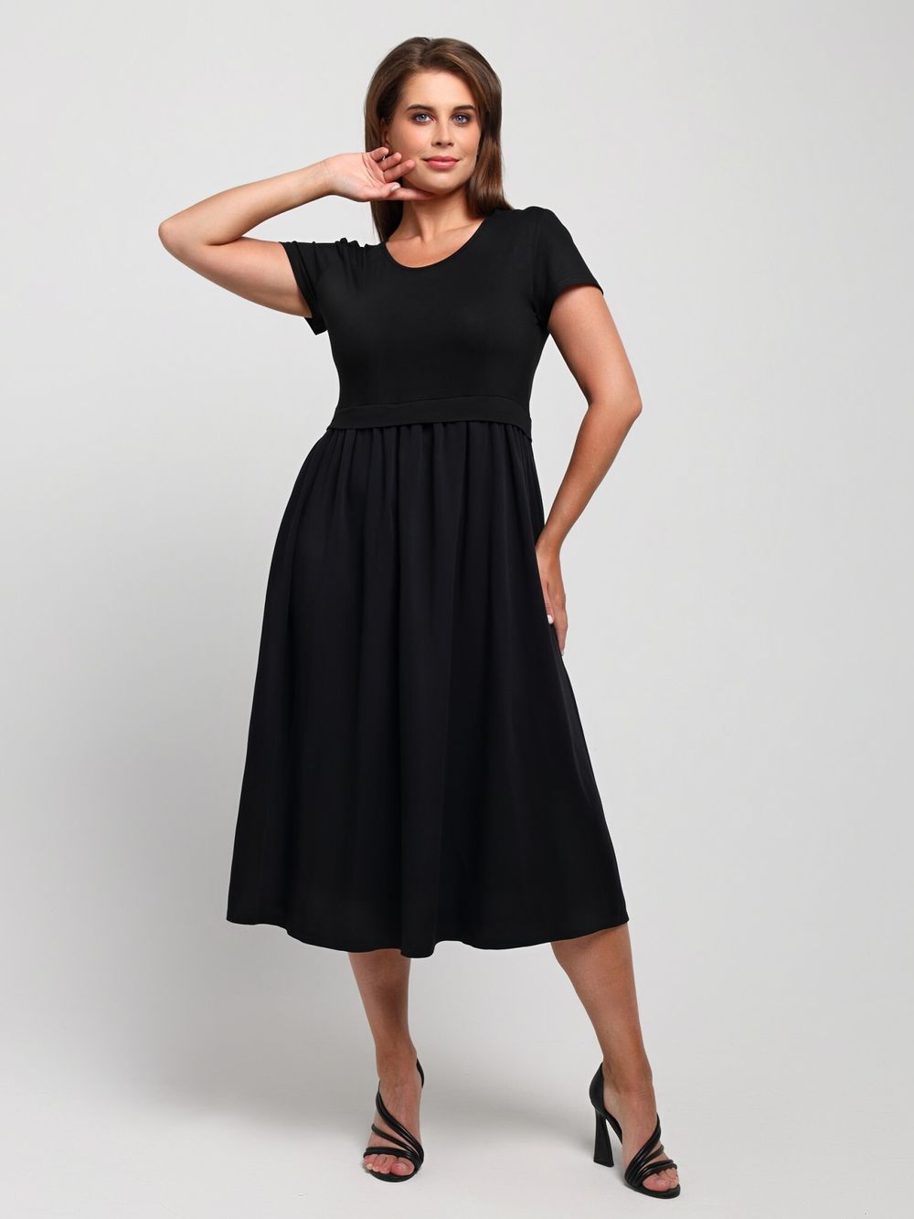 Платье Женственность Виотекс ЧЁРНЫЙ