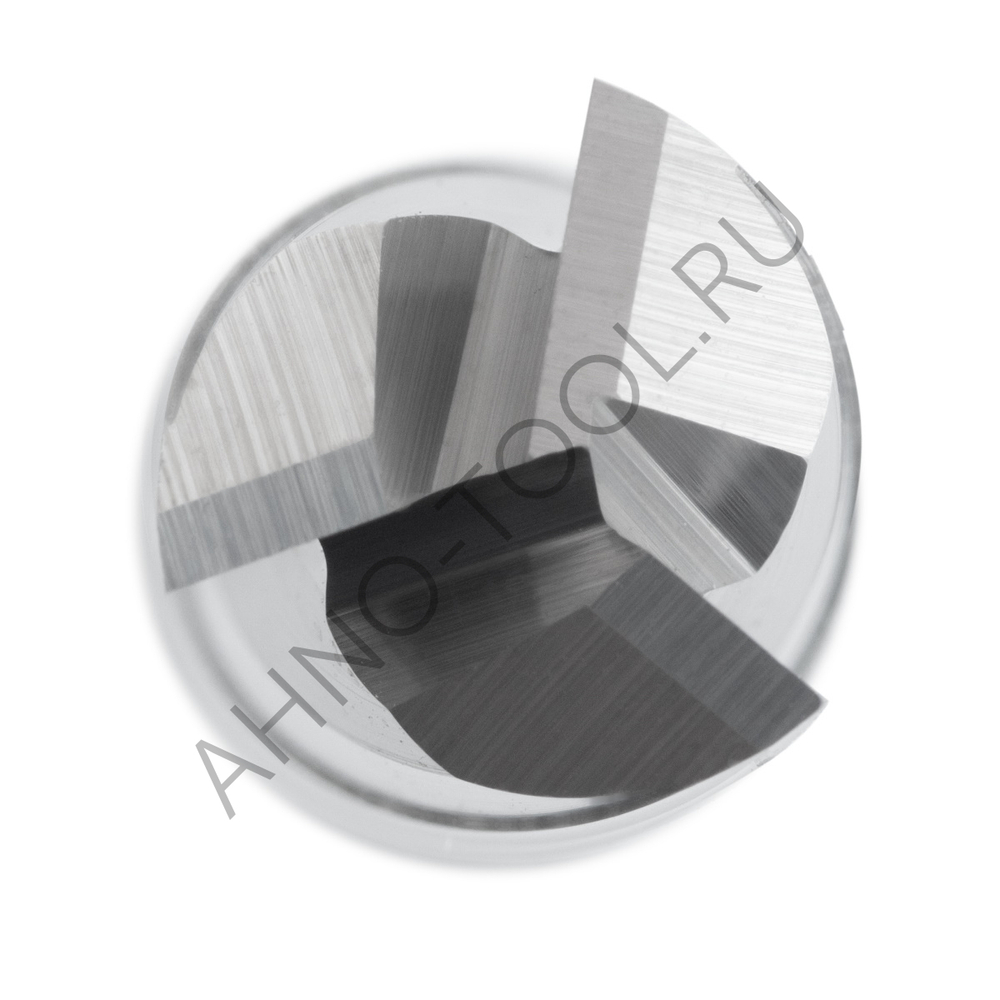 Фреза твердосплавная 20мм (L=100, l=45, хв=20) Z3 45° по алюминию и цвет.металлам BRAL-3E-D20.0 AHNO