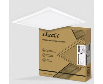 Светильник светодиодный ДВО-02 4040-ОПАЛ 40Вт 230В 4000К 3600лм 595х595х25 универс. панель NEOX 4690612038803