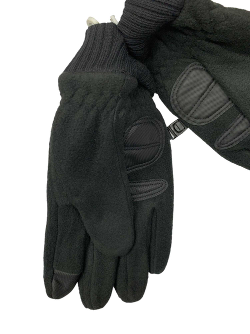 Перчатки. Мужские. Материал верха: Флисовые. Подклад: Плюш-флис. 12 шт в упаковке, разные цвета.